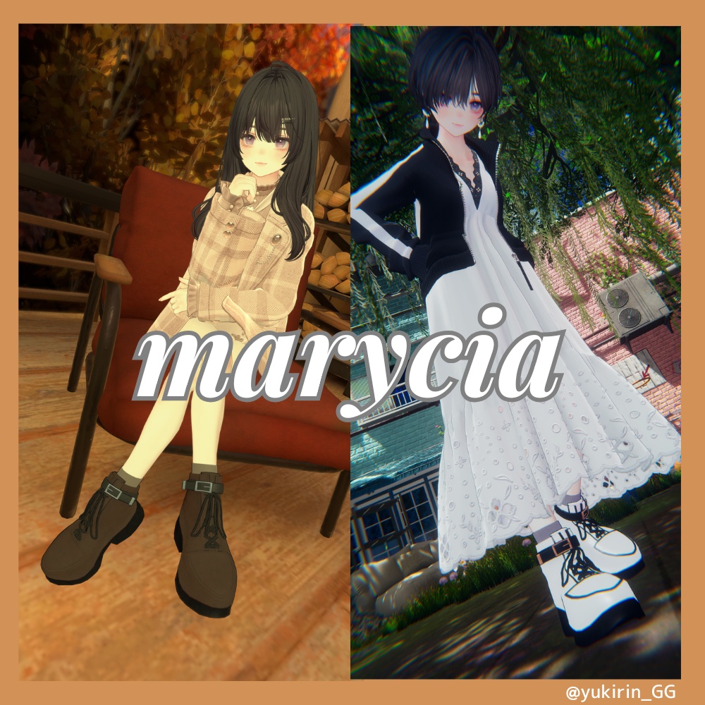 【VRChat】SNEAKERS BOOTS【4アバター対応】