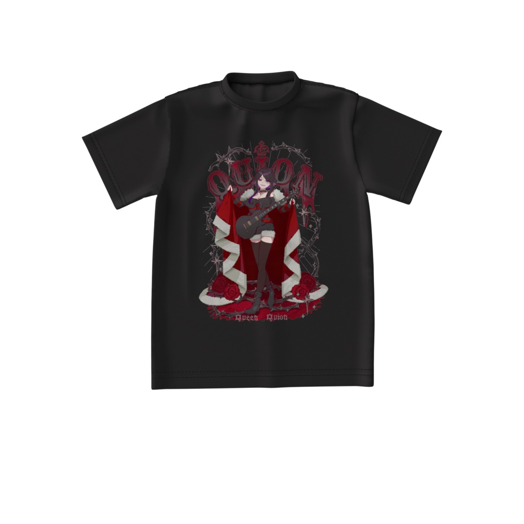 女王クィオン ビックシルエットTシャツ! 2000人記念イラスト