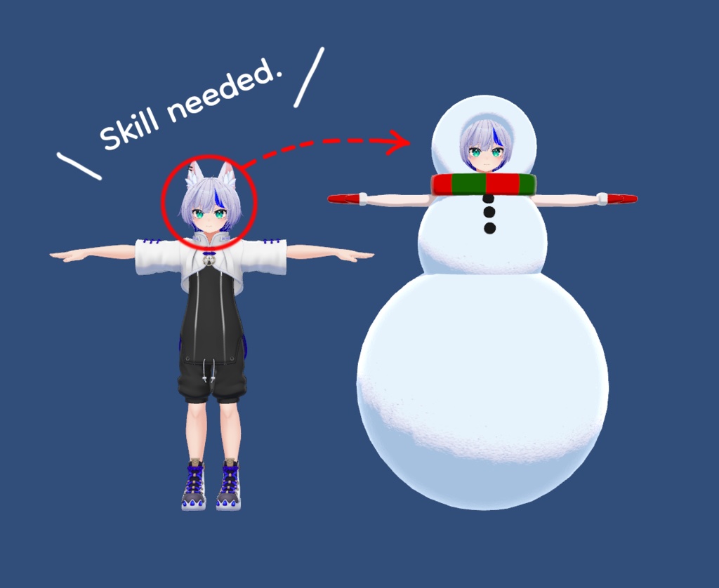 Snowman + Ice cream Costume