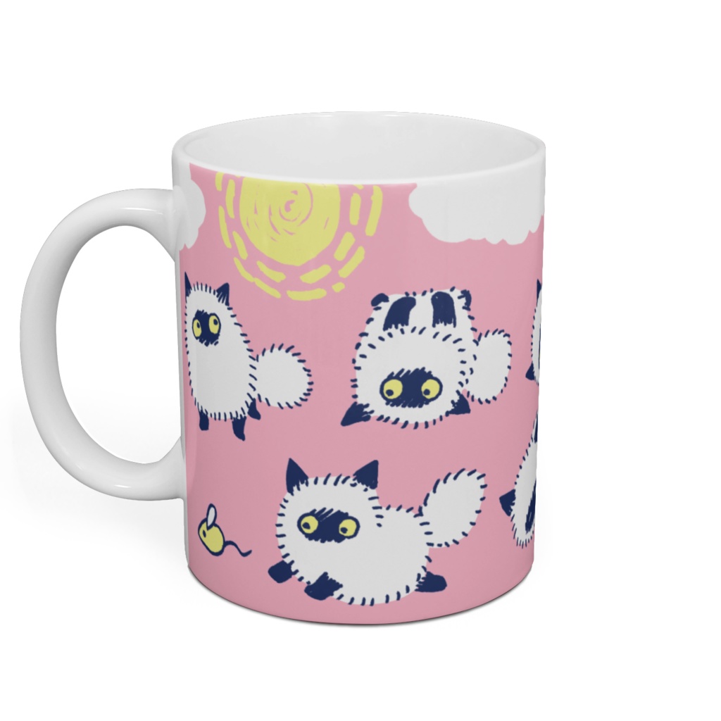 けだまこねこマグカップ