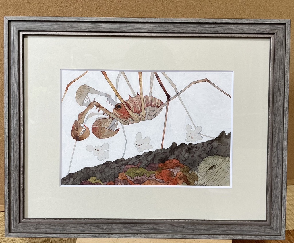 足長おじさん【額装原画】