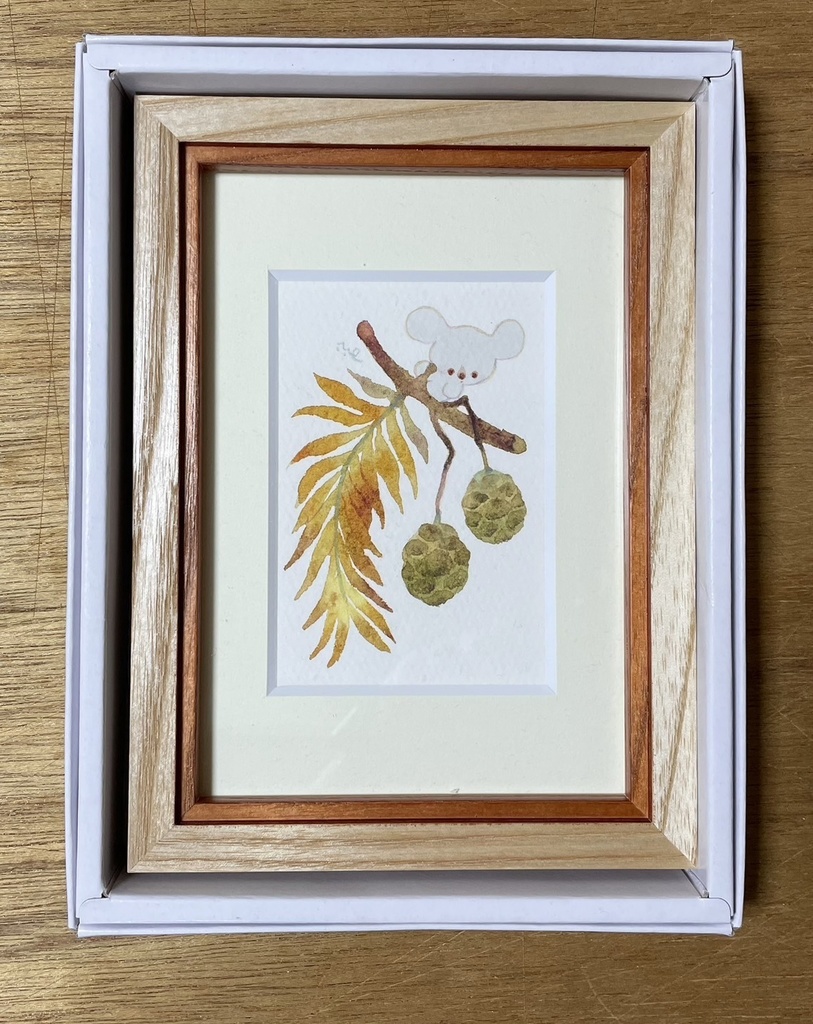 ⑰こがらしのおと【額装小作品】