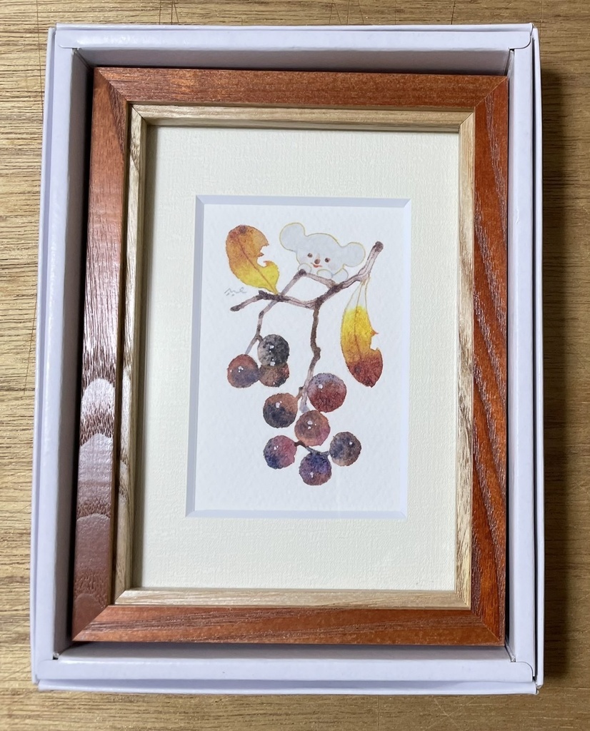 ㉑ゆれるべりー【額装小作品】