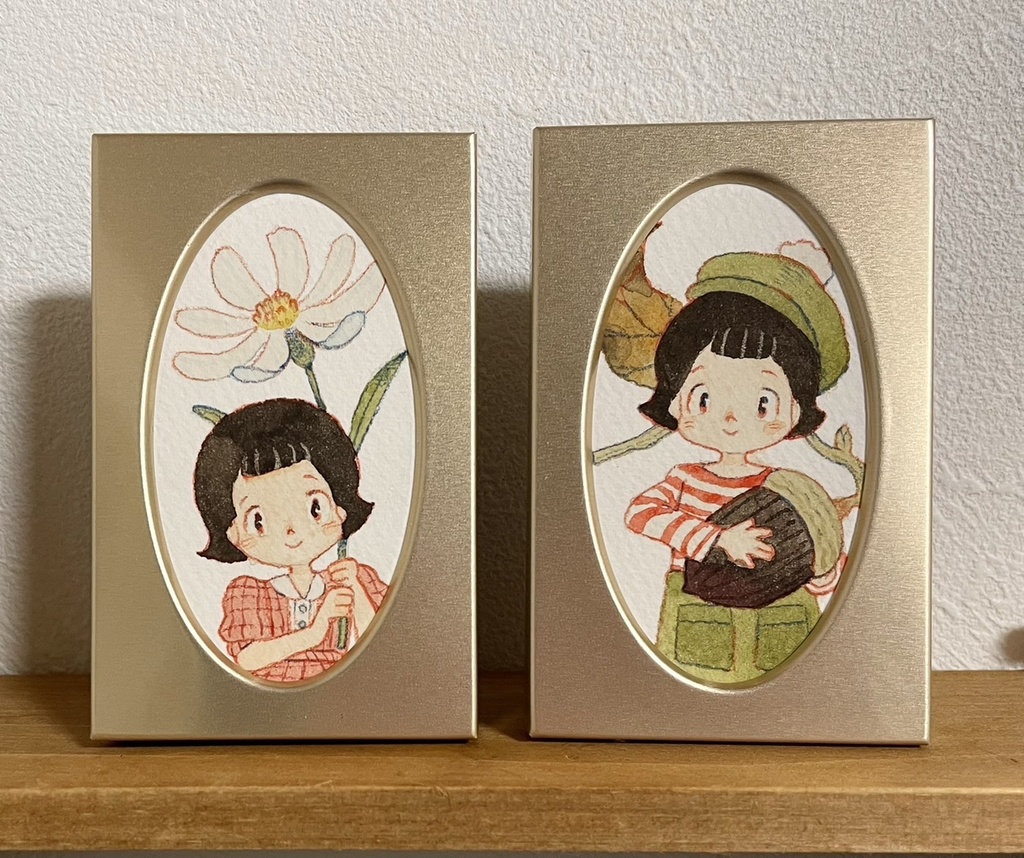ちいさな肖像【額入ミニ原画】