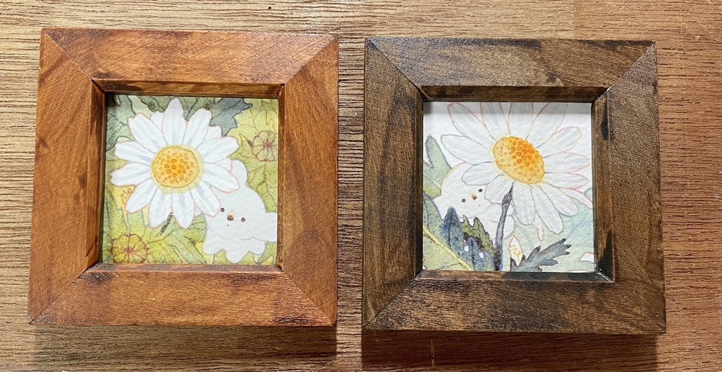 早春の花【額入ミニ原画】