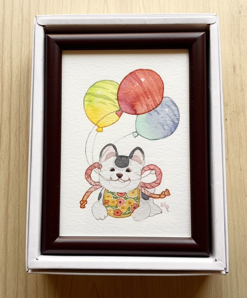 おめでた日和【額装小作品】