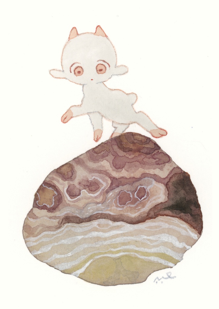 石ころ豆絵図録「石ひろい」