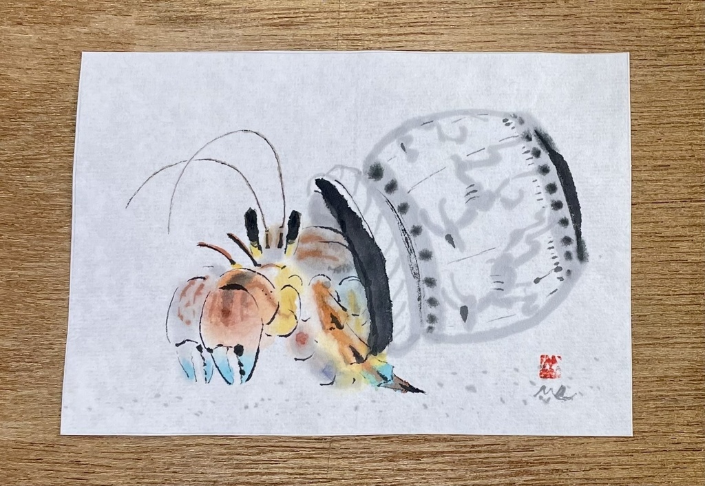 すみぞめの壺【フレームレス原画】