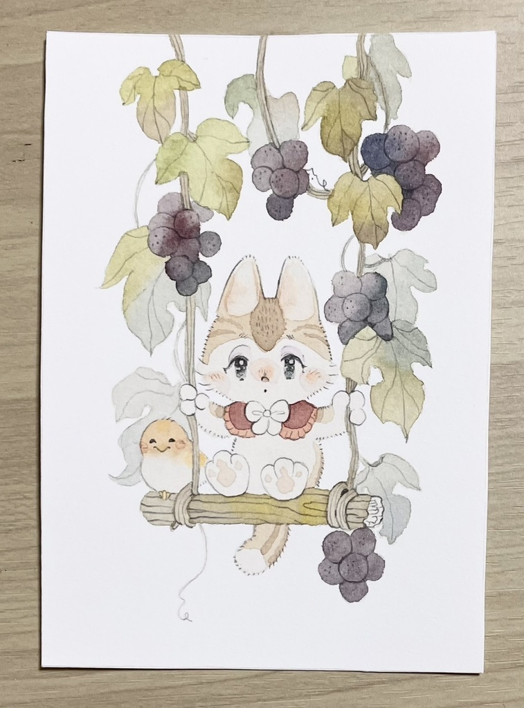 実りのぶらんこ【フレームレス原画】