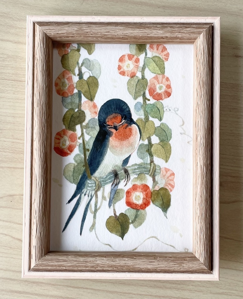 南風のブランコ【額装小作品】