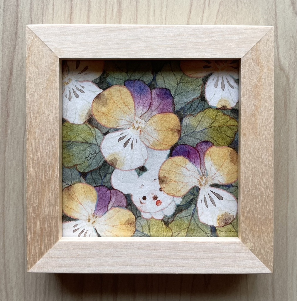 夕立のにおい【額装小作品】