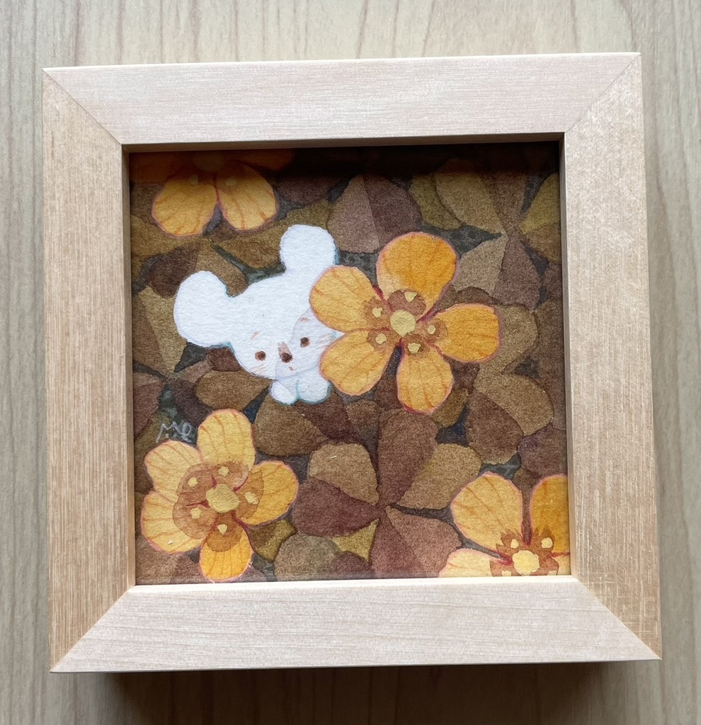 あからむハート【額装小作品】