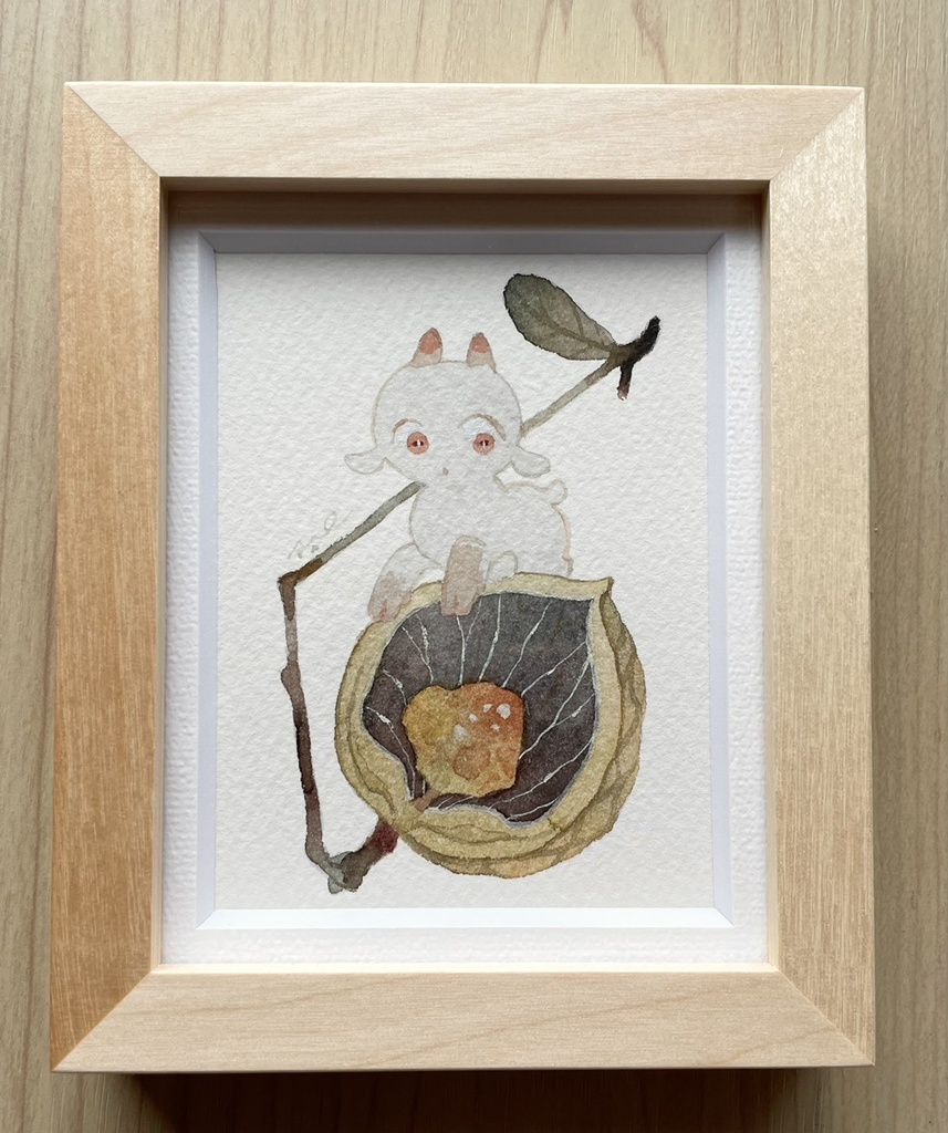 冬のともしび【額装小作品】