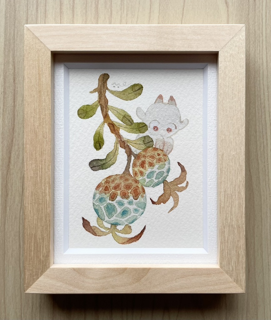 夏の海のしずく【額装小作品】
