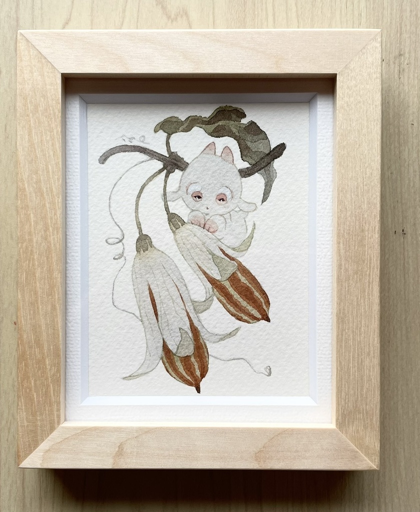双美人【額装小作品】