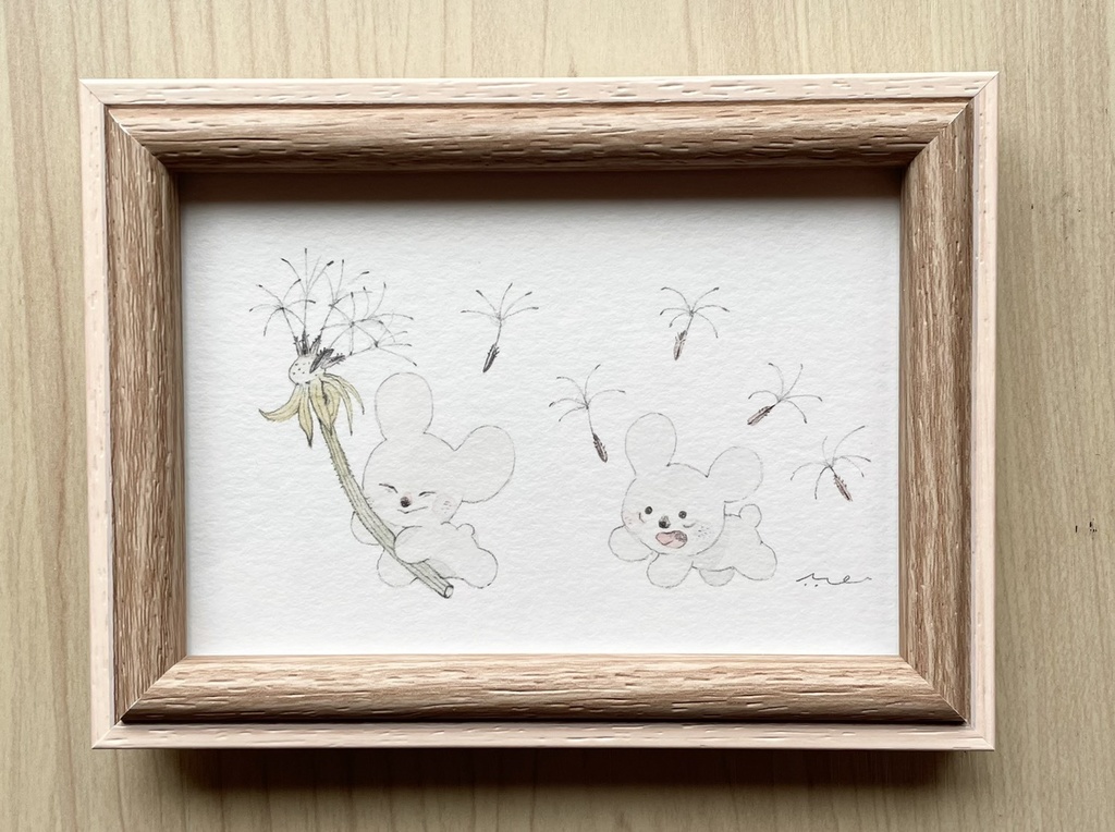 未来に吹く風【額装小作品】