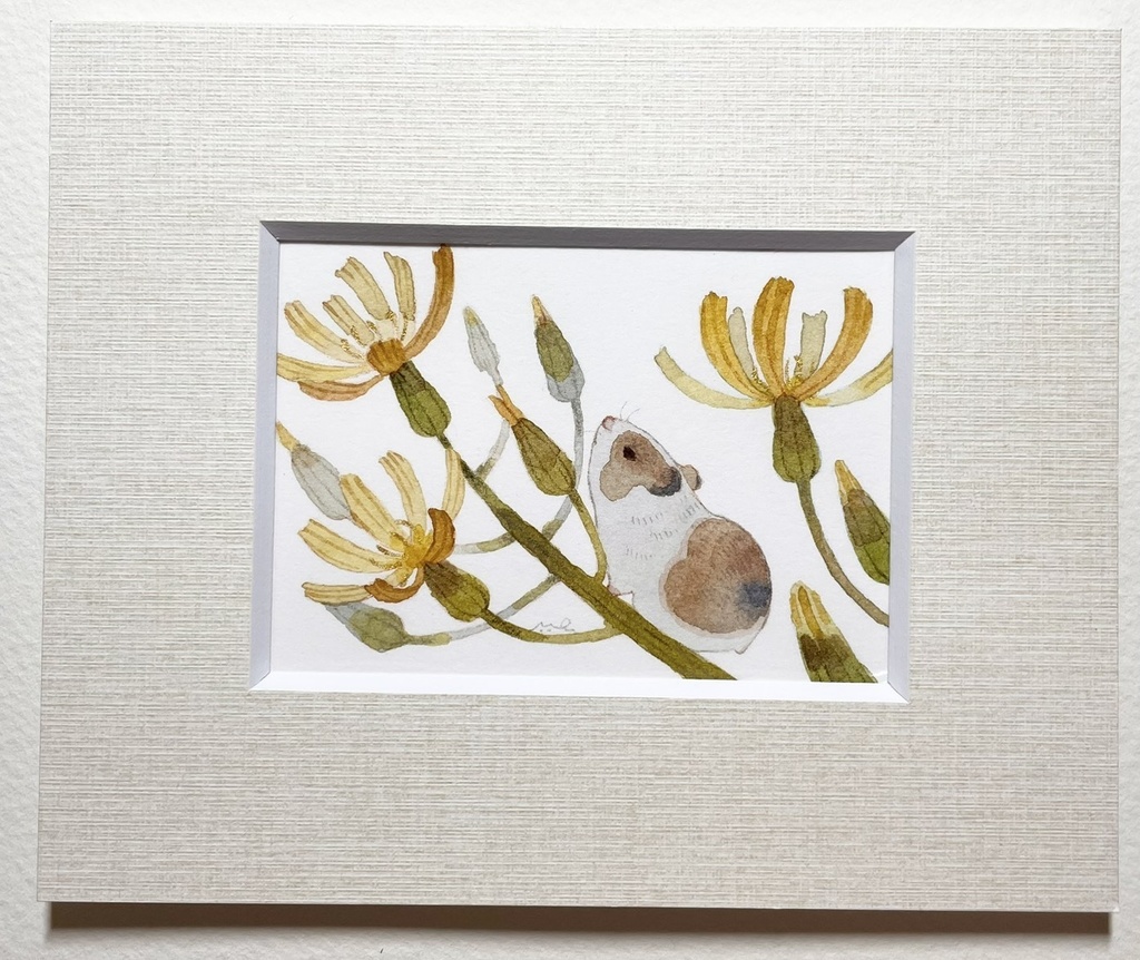 風のにおい【額付ミニ原画】