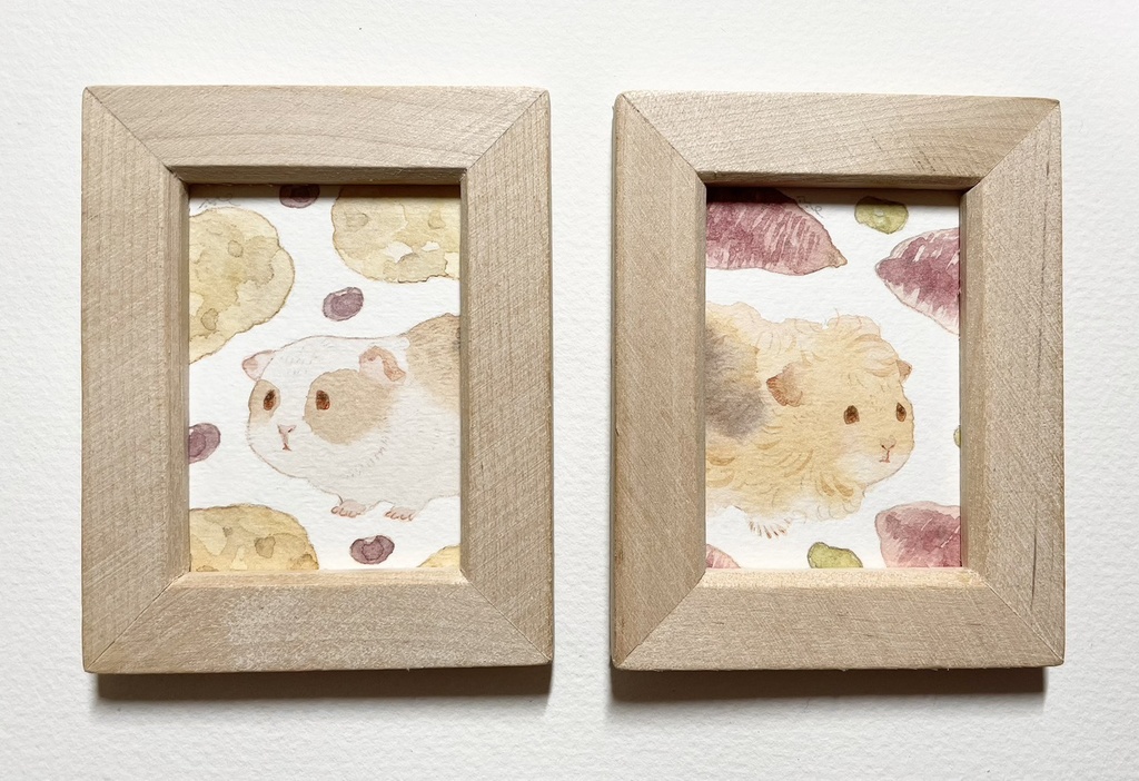 おいも【額付ミニ原画】