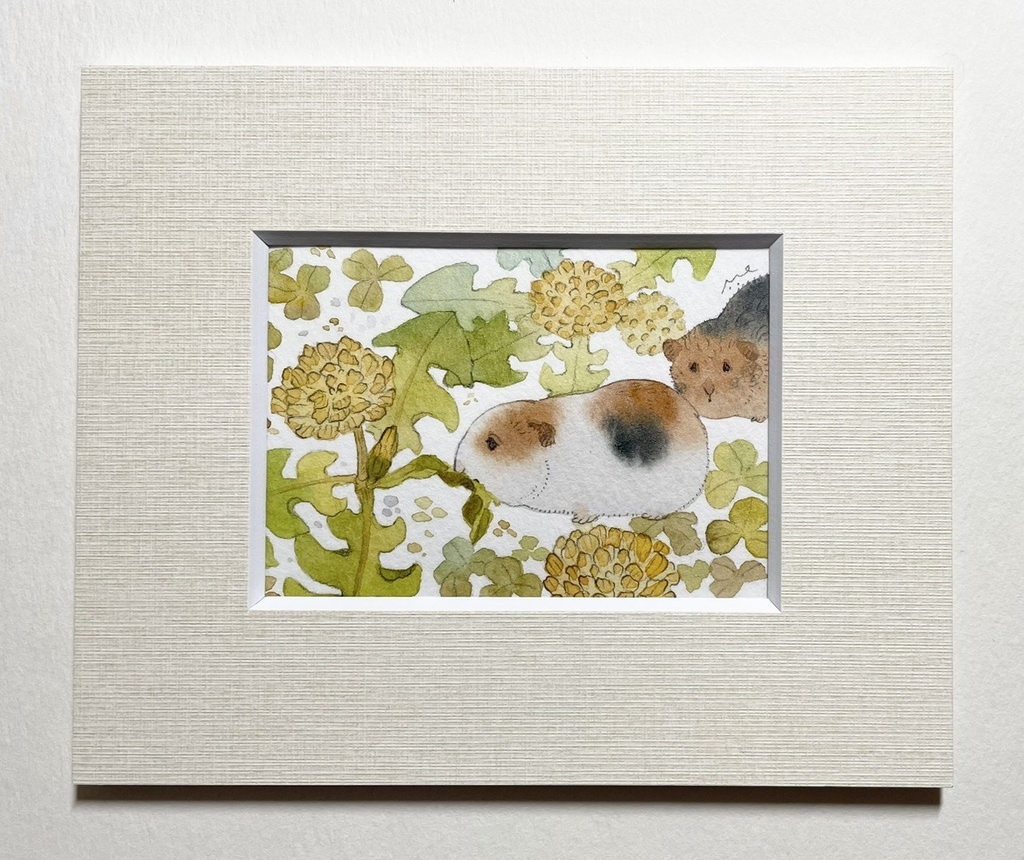 春薫る【額付ミニ原画】