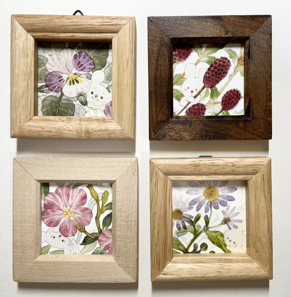 花のはなし【額付ミニ原画】