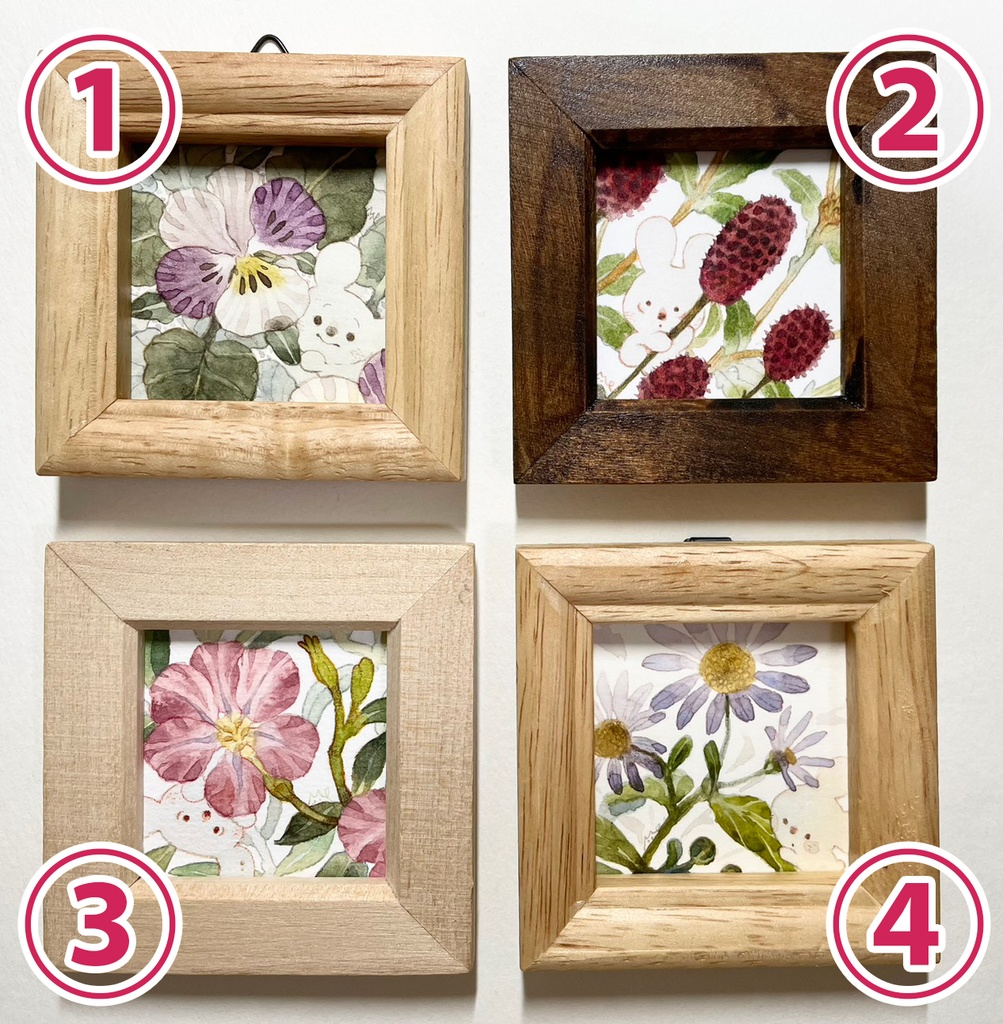 花のはなし【額付ミニ原画】