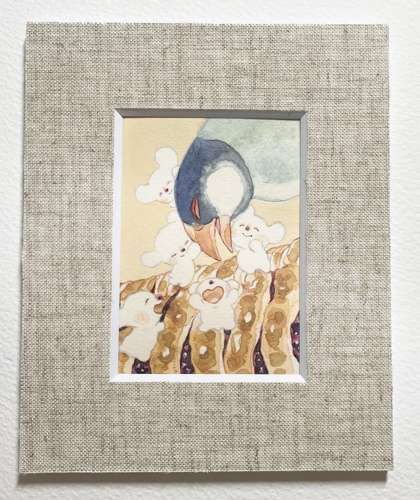 ベリーパイの歌【額付ミニ原画】