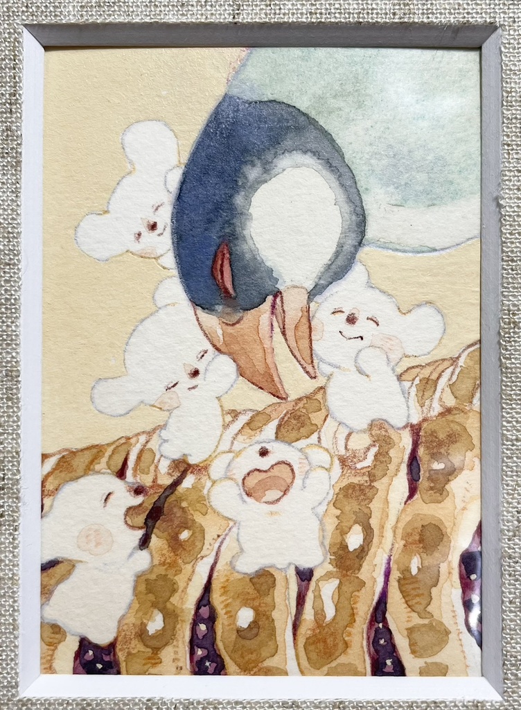 ベリーパイの歌【額付ミニ原画】