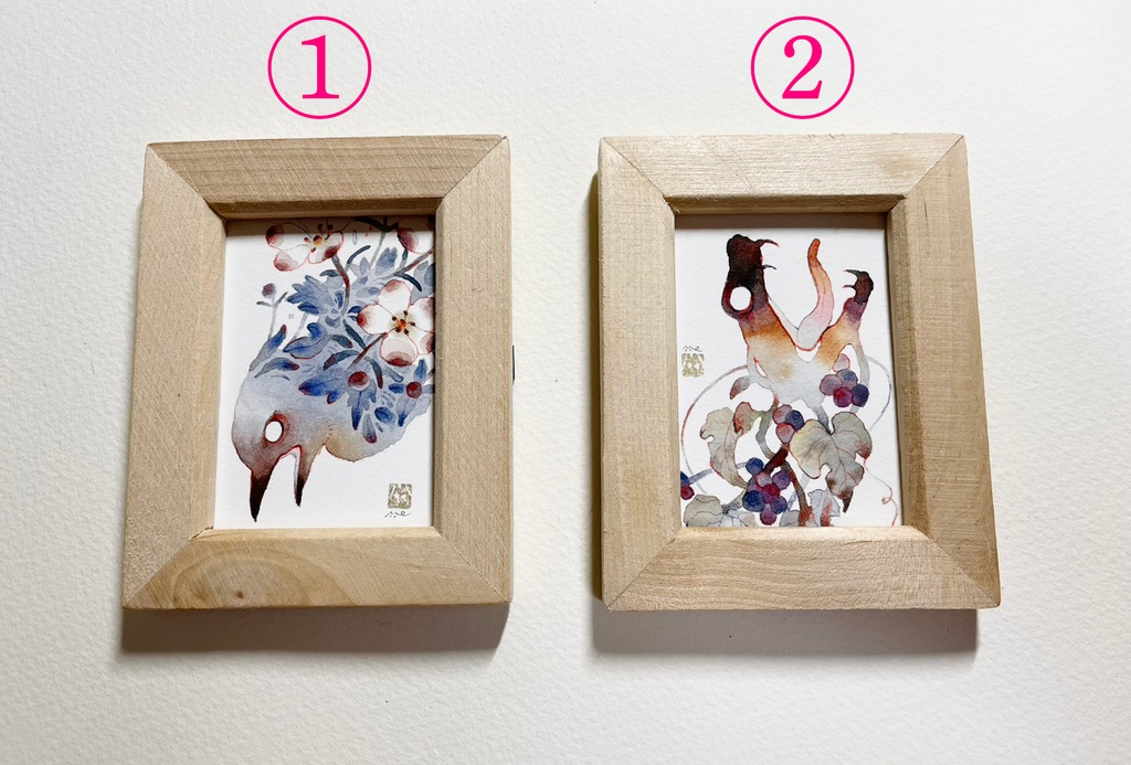 不思議不思議【額付ミニ原画】