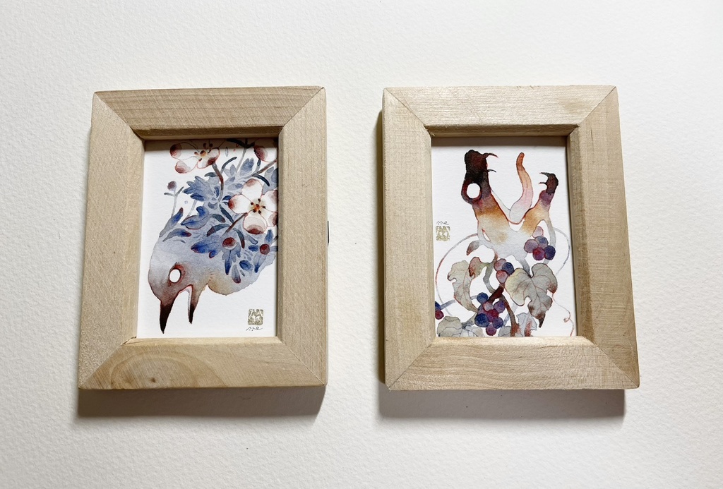 不思議不思議【額付ミニ原画】