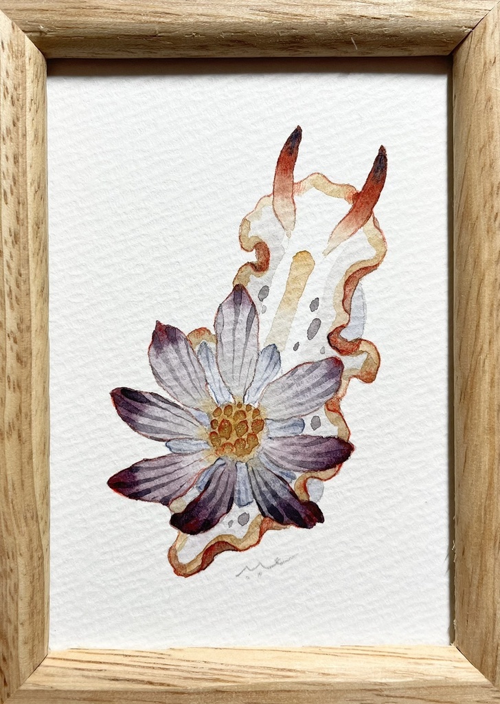 乙女の花園【額付ミニ原画】