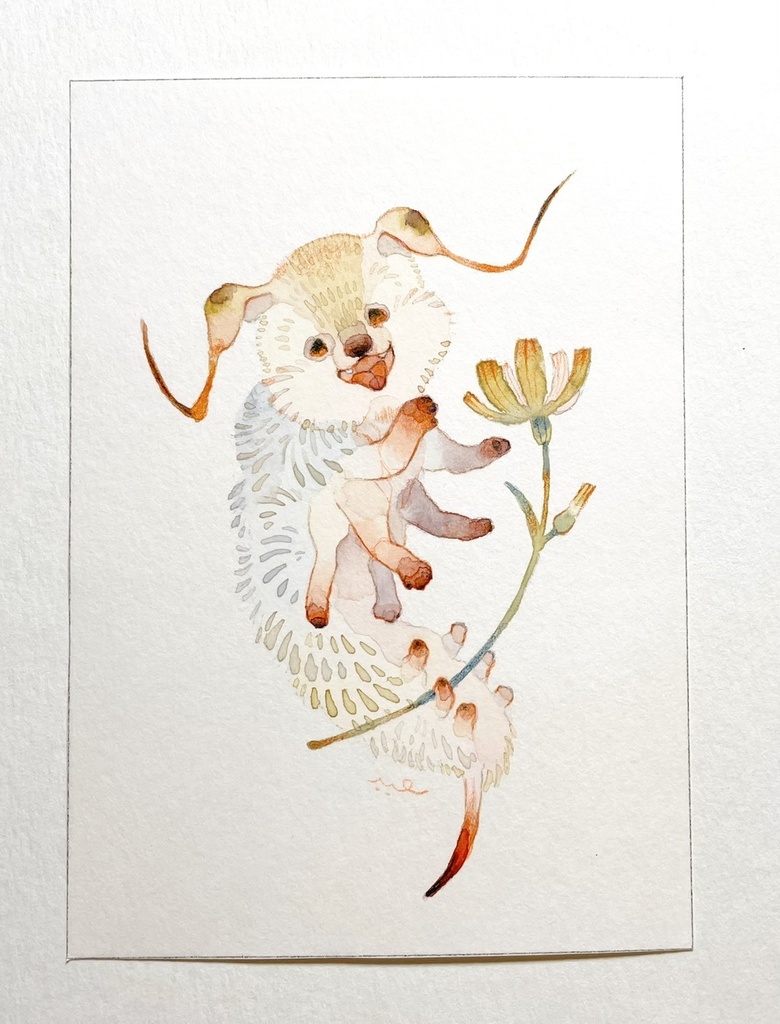 わたしのかわいい犬【フレームレス原画】