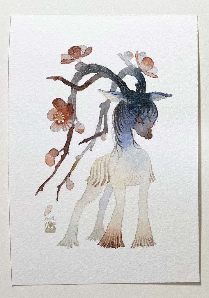 瑞獣【フレームレス原画】