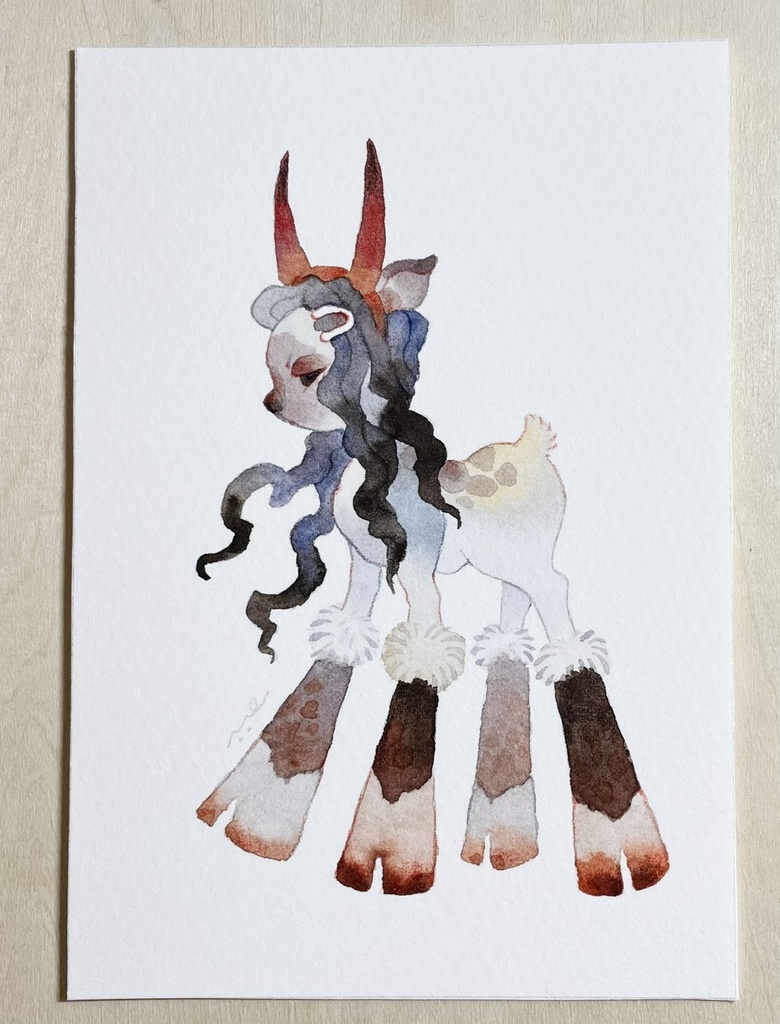 ブーツ【フレームレス原画】