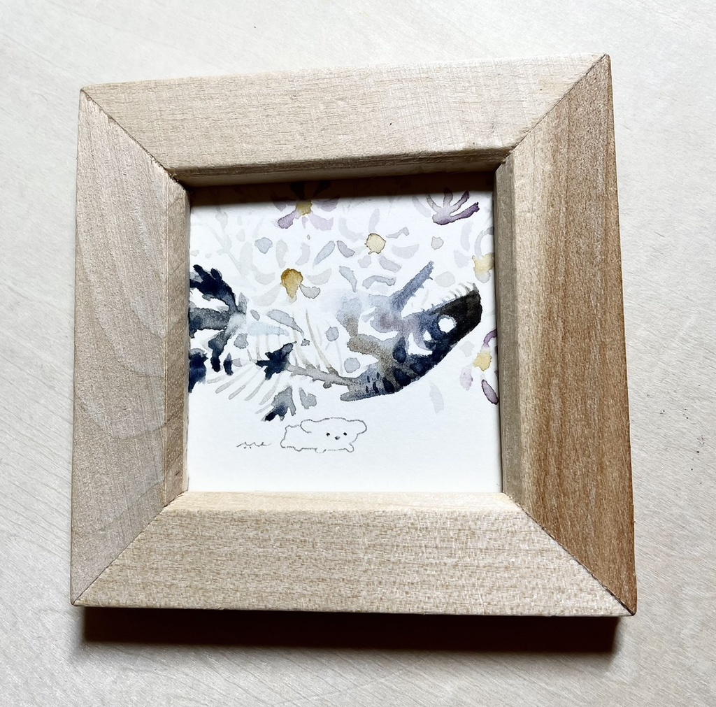 ポエット:①【額付ミニ原画】