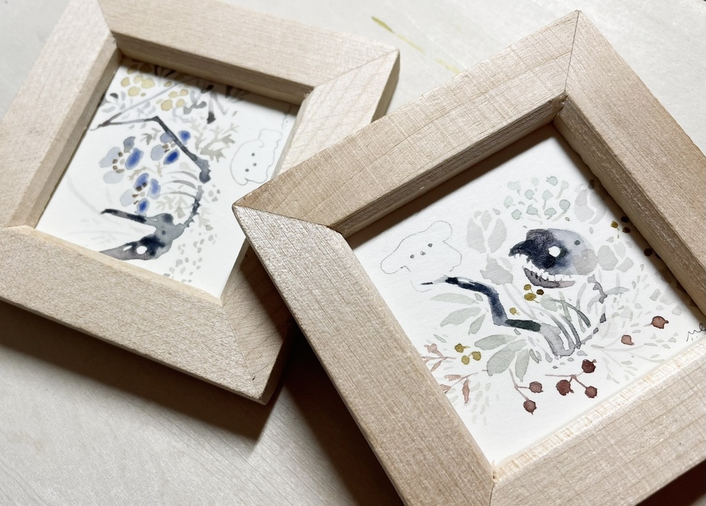 ポエット:③④【額付ミニ原画】