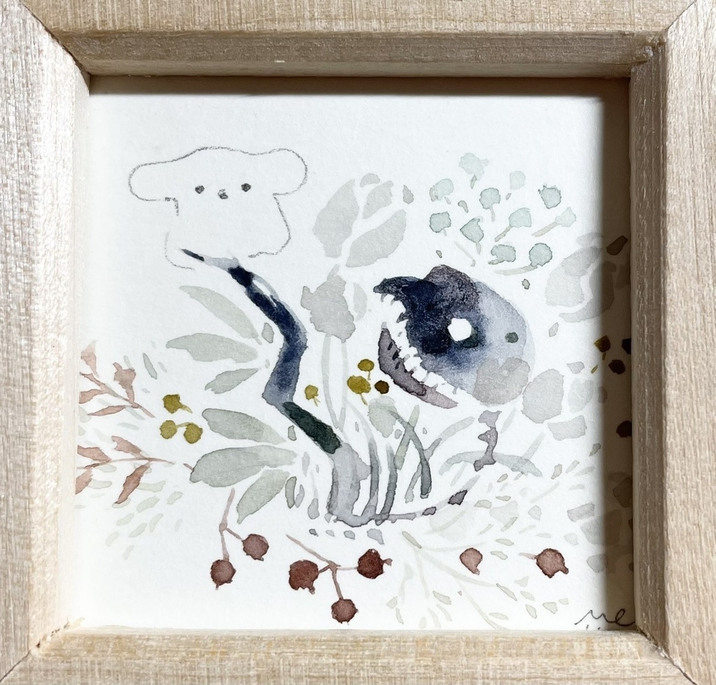 ポエット:③④【額付ミニ原画】