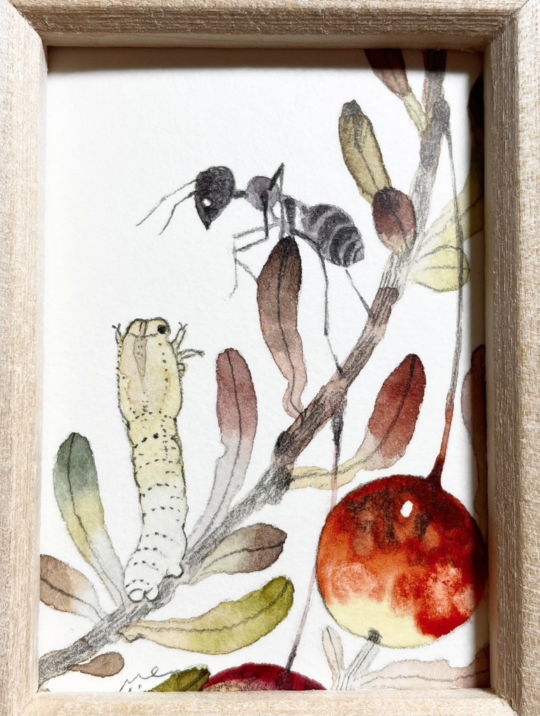 子供のいうこと【額付ミニ原画】