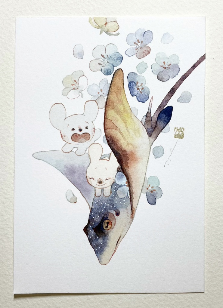 波よ伝えておくれ【フレームレス原画】