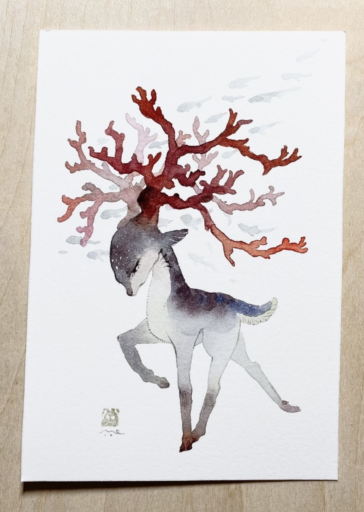 波のそこの楽土【フレームレス原画】