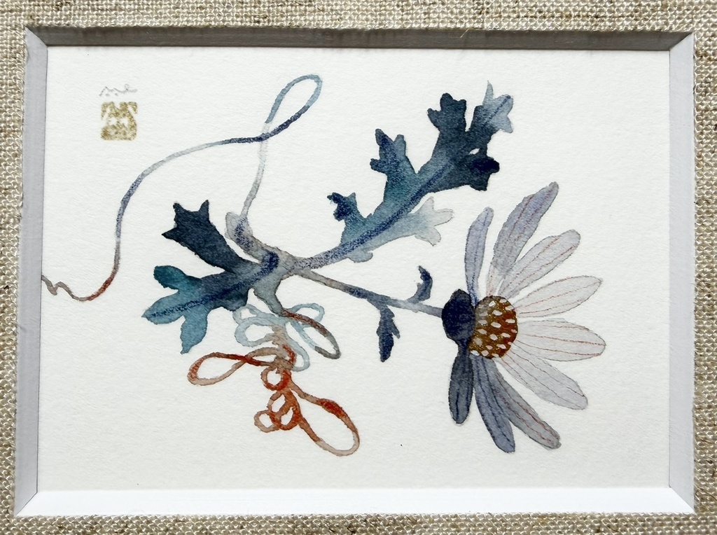 心残りをほぐして(つち)【額付ミニ原画】