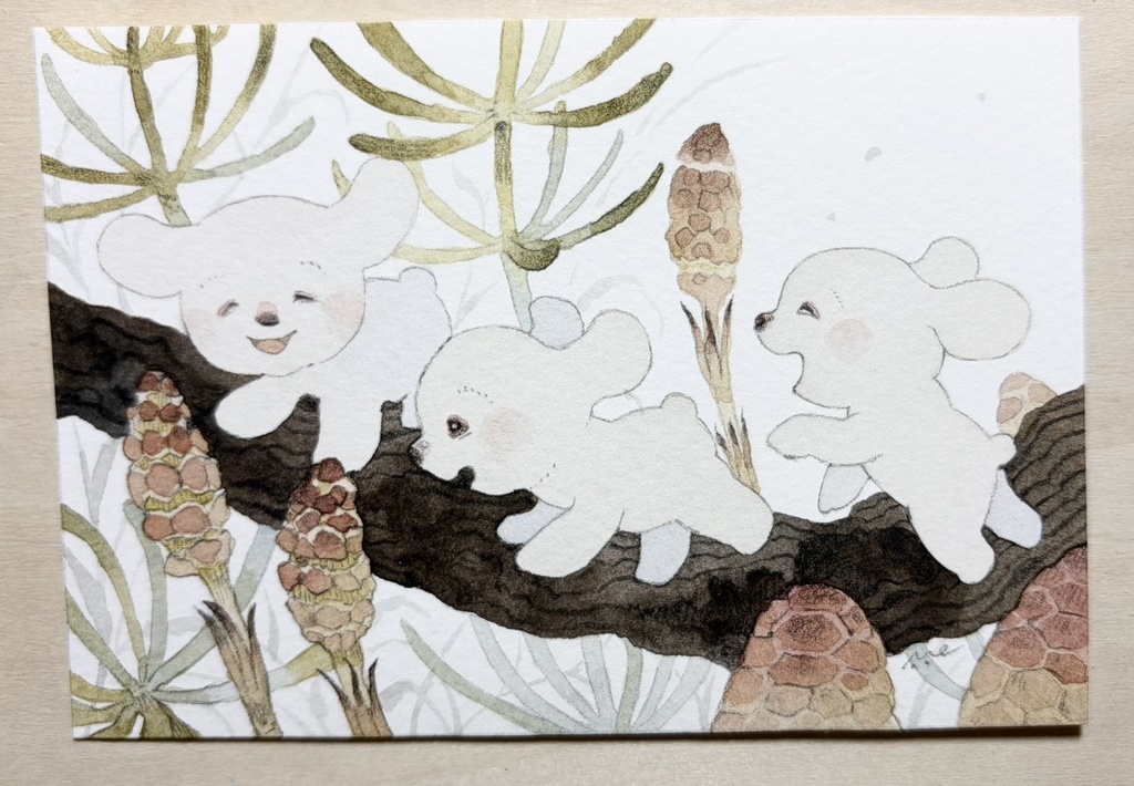 春が顔を出す【フレームレス原画】