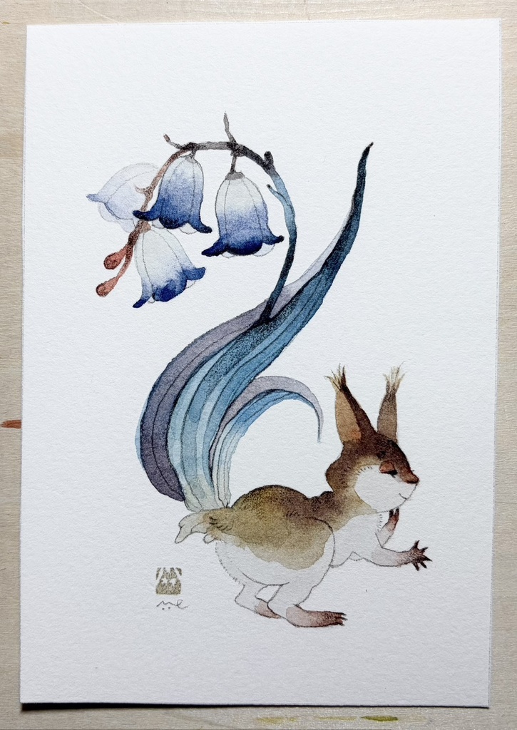 しっぽは雄弁【フレームレス原画】