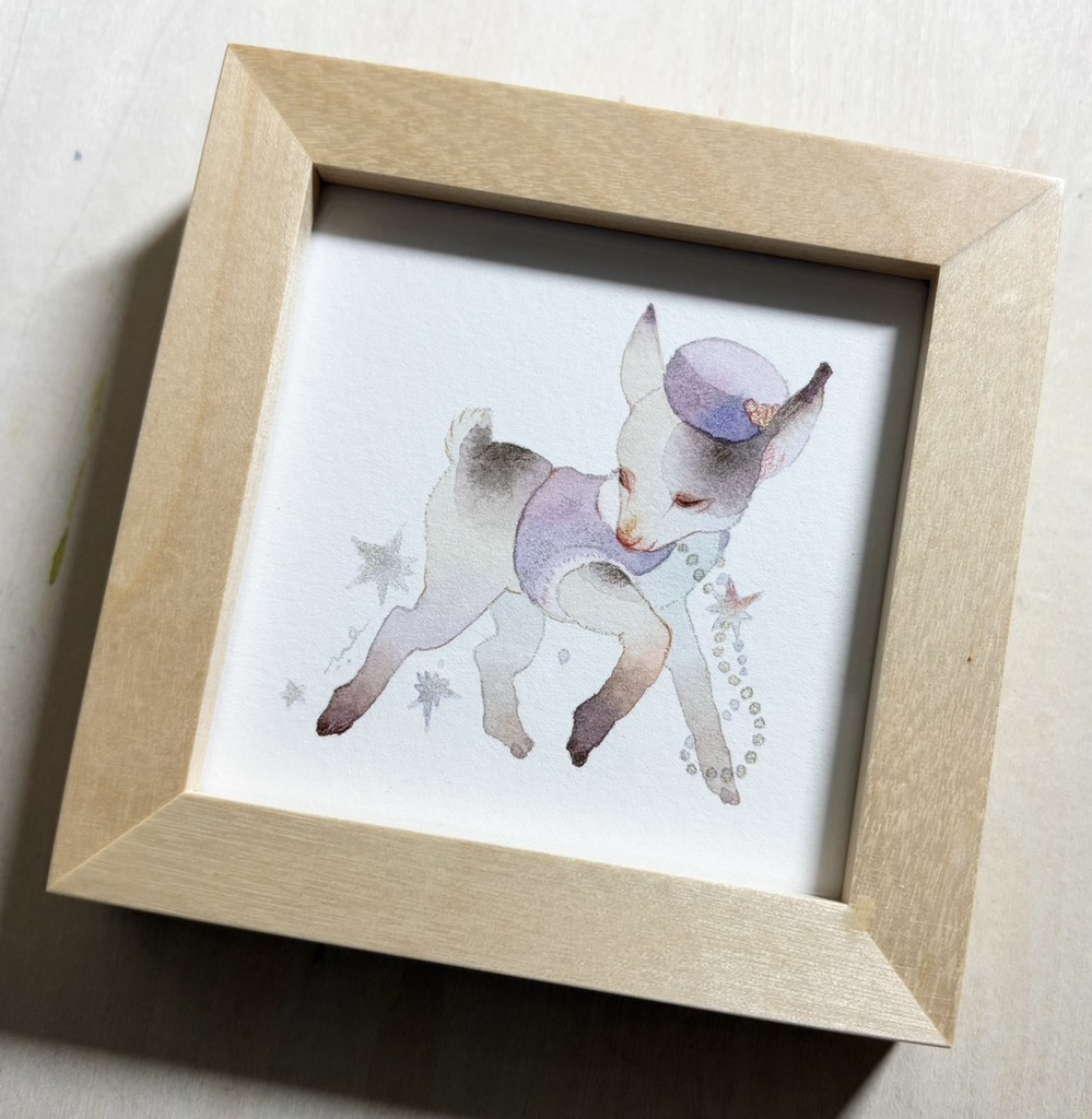 金曜日の夜あそび 【額装小作品】