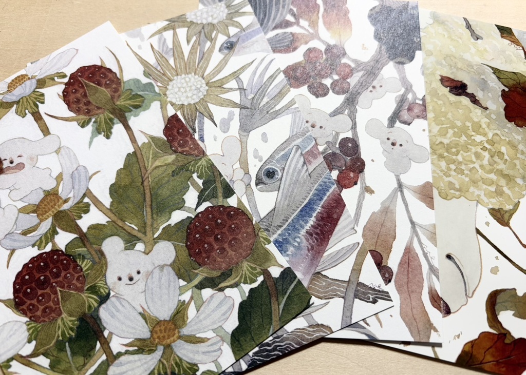 ポストカードセット（2025年）【四枚組四柄】