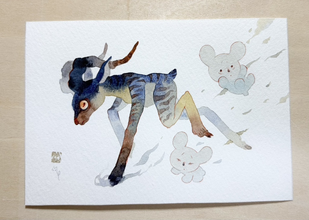 うしとら【フレームレス原画】