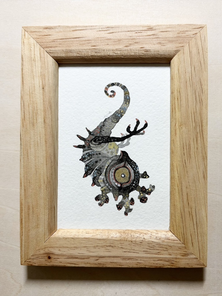 竜のゆりかご【額付ミニ原画】