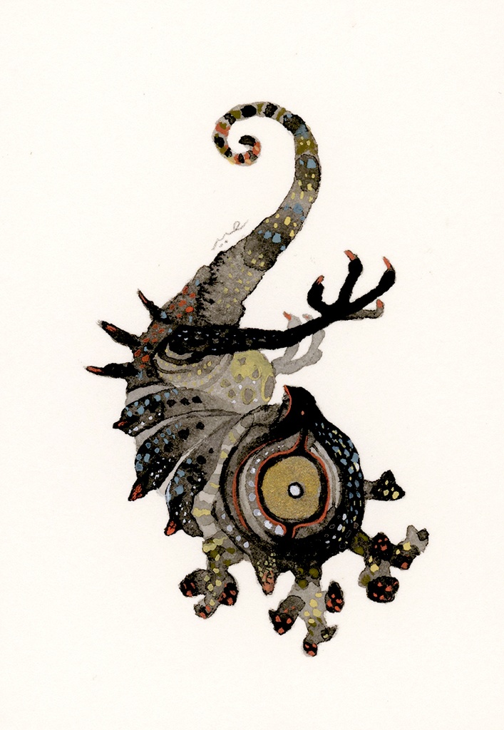 竜のゆりかご【額付ミニ原画】