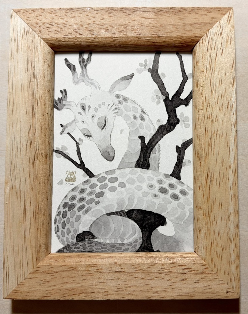 東風【額付ミニ原画】