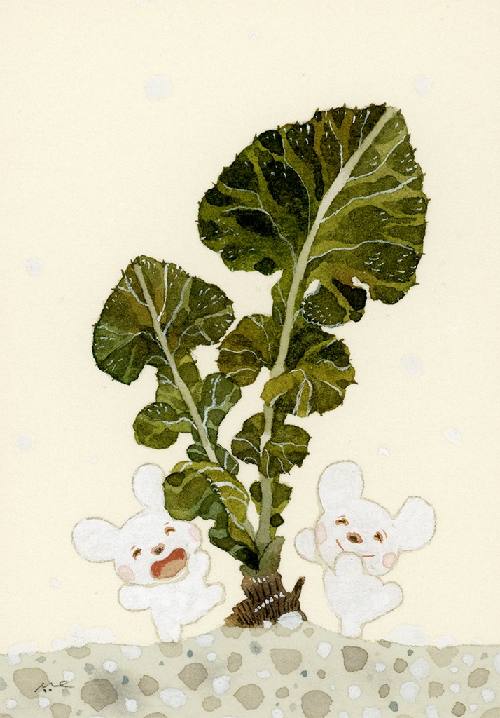 きさらぎ【額付ミニ原画】