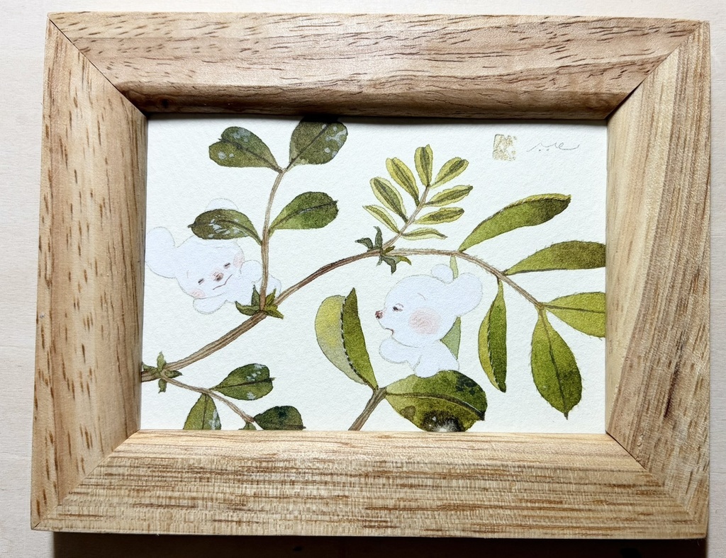 長い冬をこえて【額付ミニ原画】